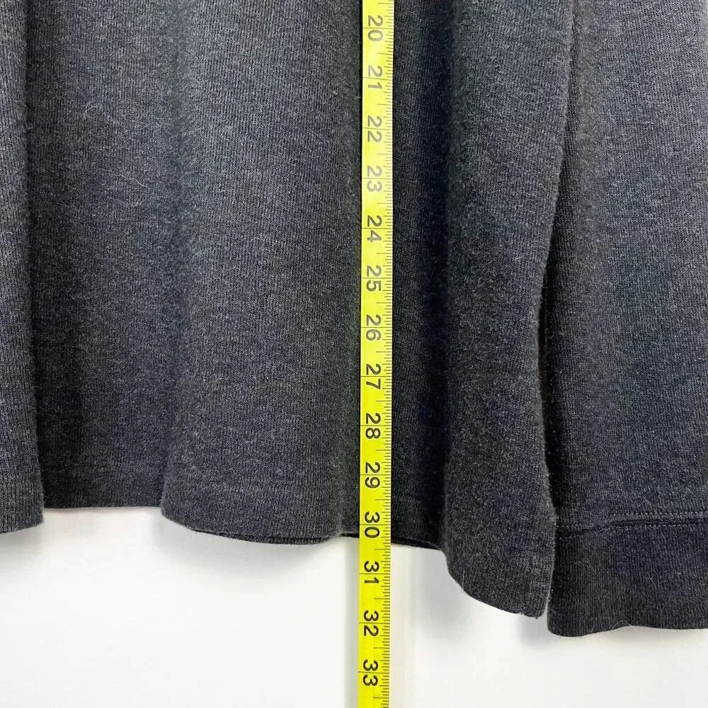 Polo Ralph Lauren Mens Estate‎ Rib 1/4 Zip Pullover Sweater Color Pony XL Gray